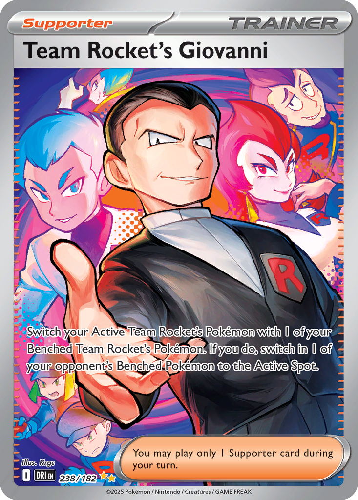 238/182 [DRI] Team Rocket's Giovanni - Special Illustration Rare