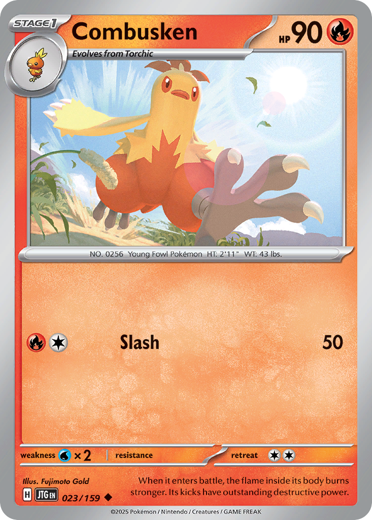 23/159 [JTG] Combusken - Uncommon