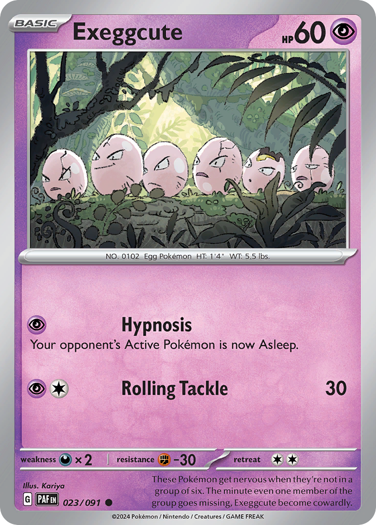 23/91 [SV4PT5] Exeggcute - Common