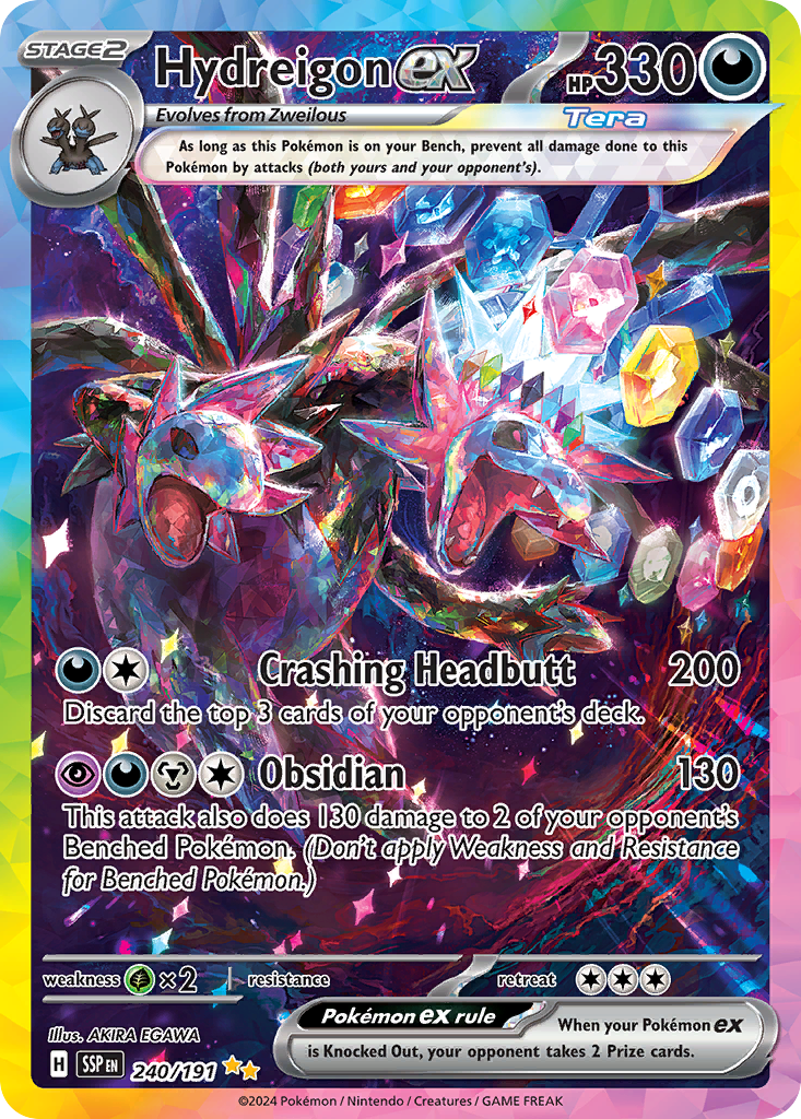 240/191 [SSP] Hydreigon ex - Special Illustration Rare