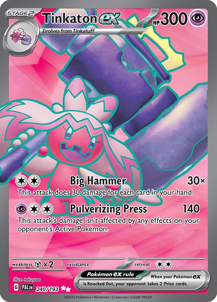 240/193 [SV2] Tinkaton ex - Ultra Rare