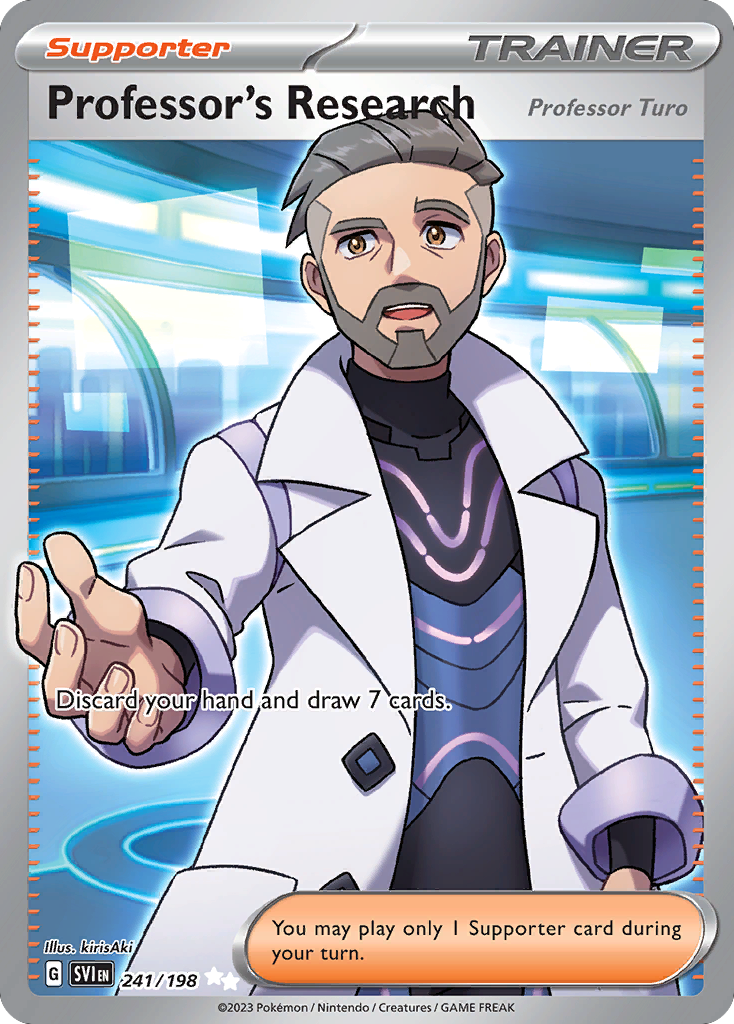 241/198 [SV1] Professor's Research (Professor Turo) - Ultra Rare