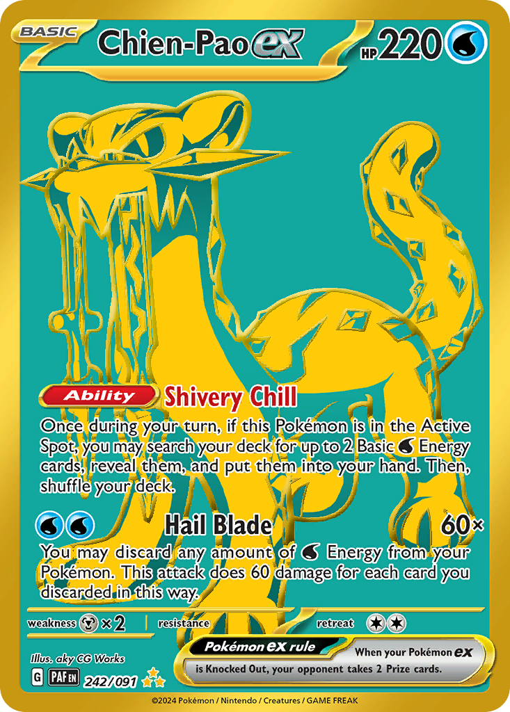 242/91 [SV4PT5] Chien-Pao ex - Hyper Rare
