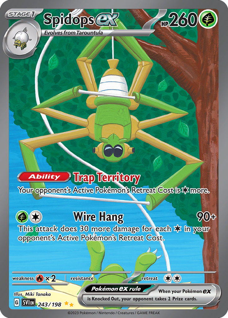 243/198 [SV1] Spidops ex - Special Illustration Rare