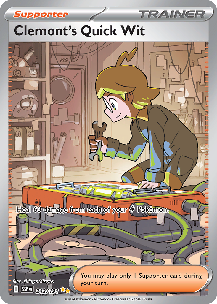 243/191 [SSP] Clemont's Quick Wit - Special Illustration Rare
