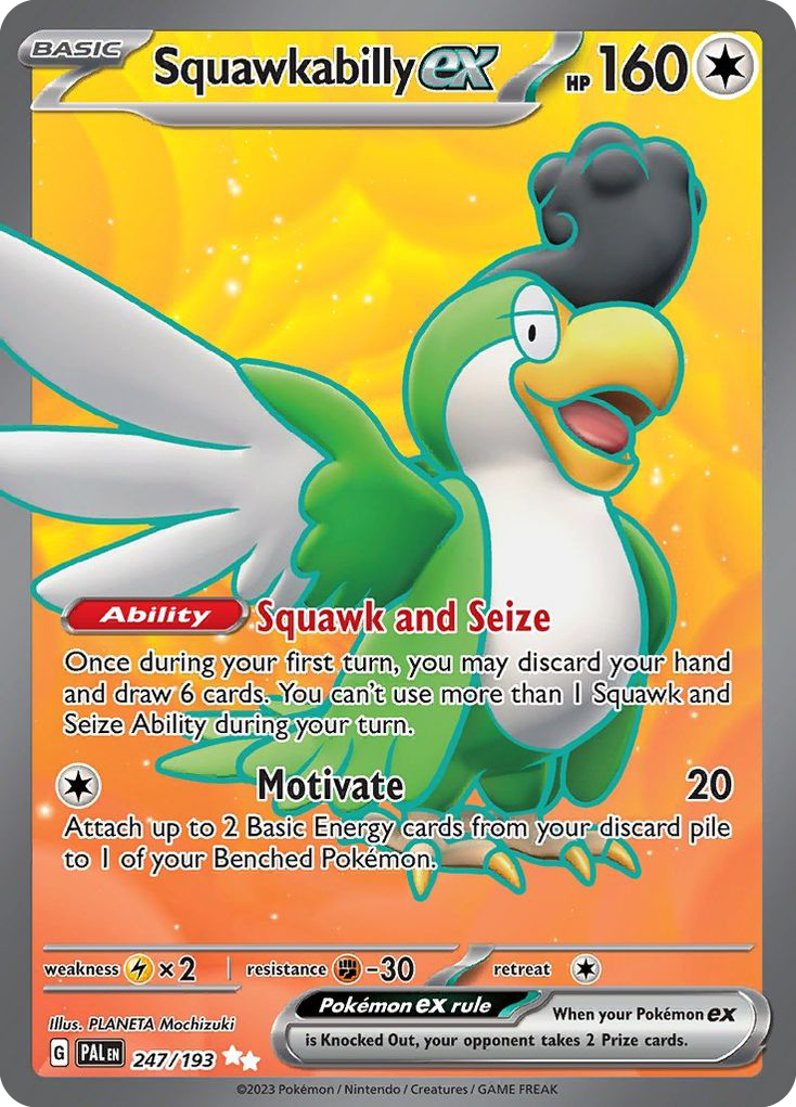 247/193 [SV2] Squawkabilly ex - Ultra Rare