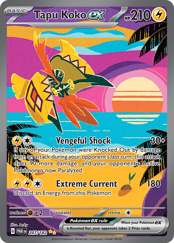 247/182 [SV4] Tapu Koko ex - Special Illustration Rare