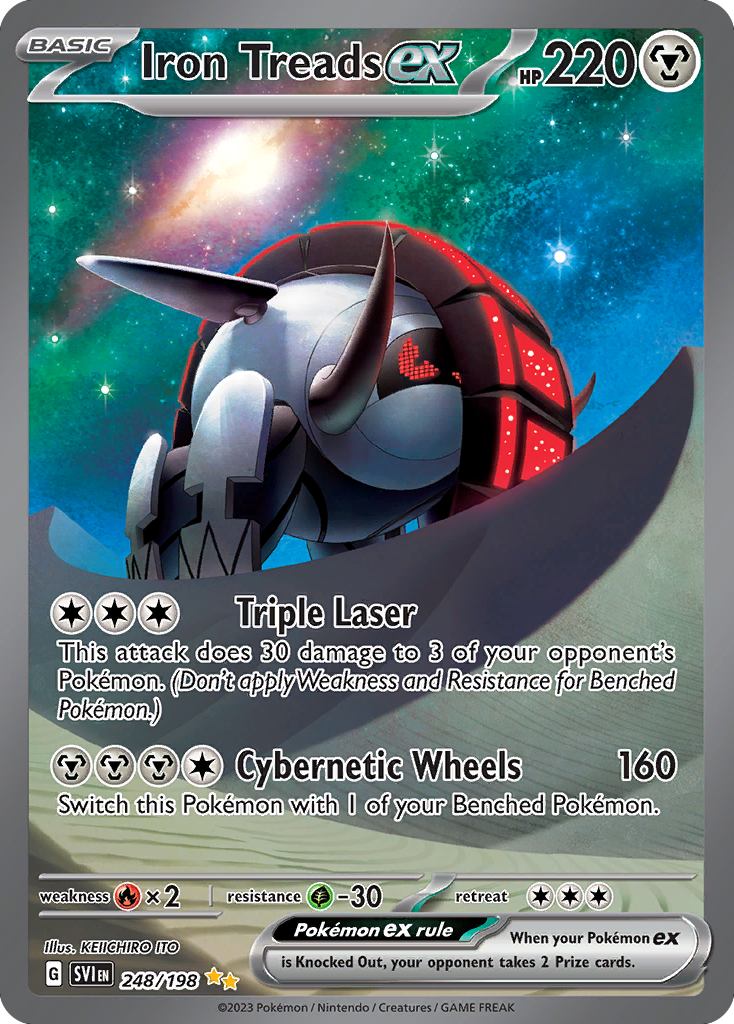 248/198 [SV1] Iron Treads ex - Special Illustration Rare
