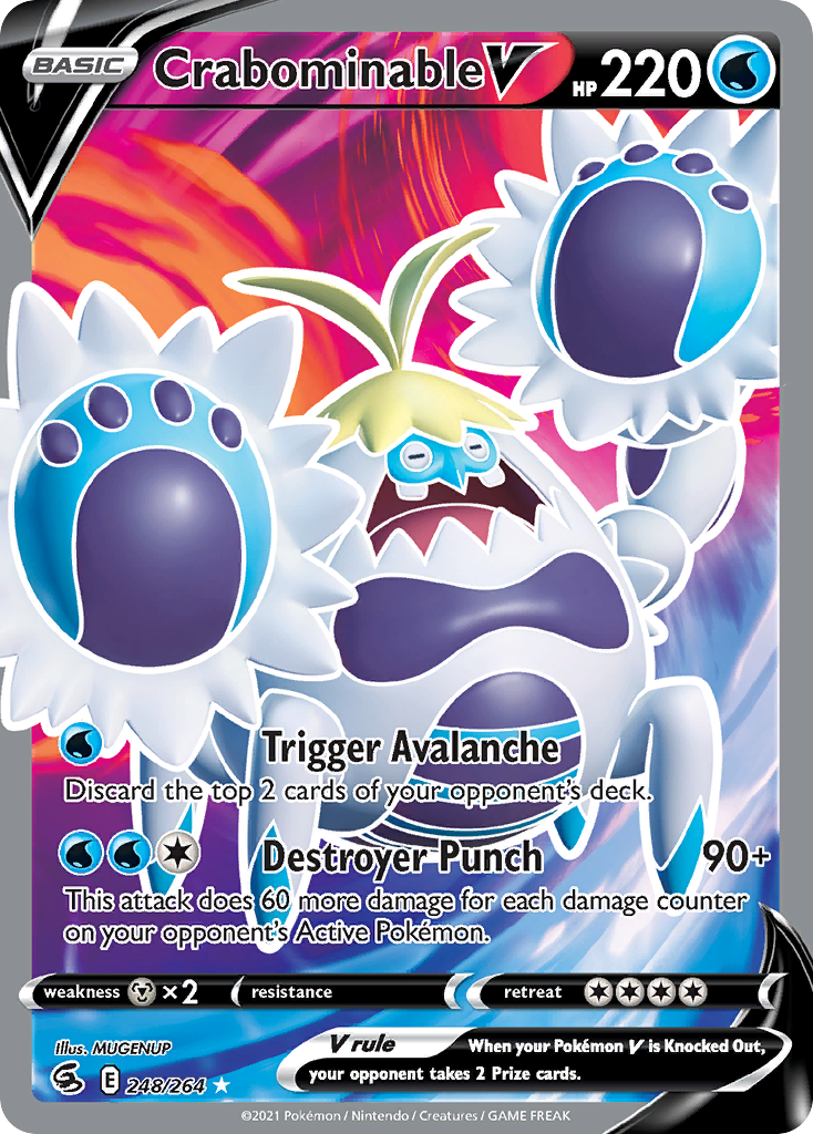 248/264 [FST] Crabominable V - Rare Ultra