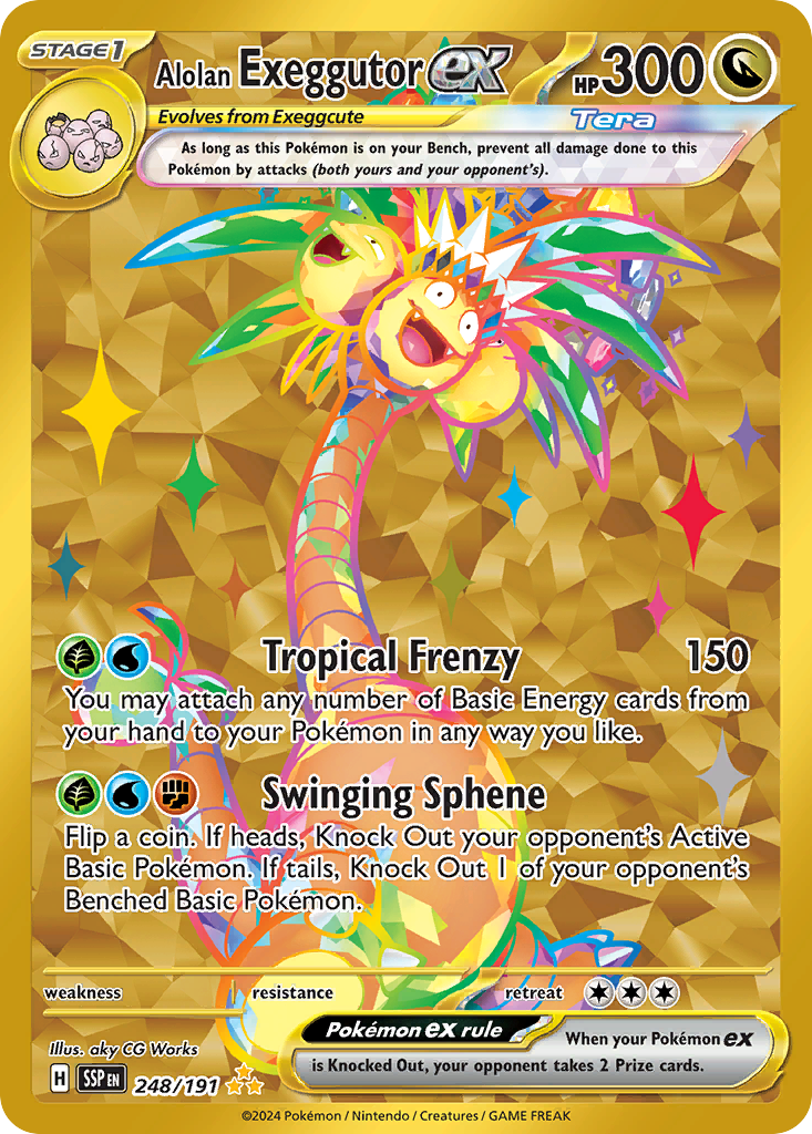 248/191 [SSP] Alolan Exeggutor ex - Hyper Rare