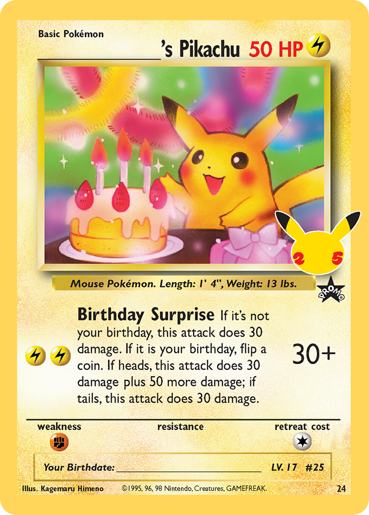 24/25 [CEL] _____'s Pikachu - Classic Collection