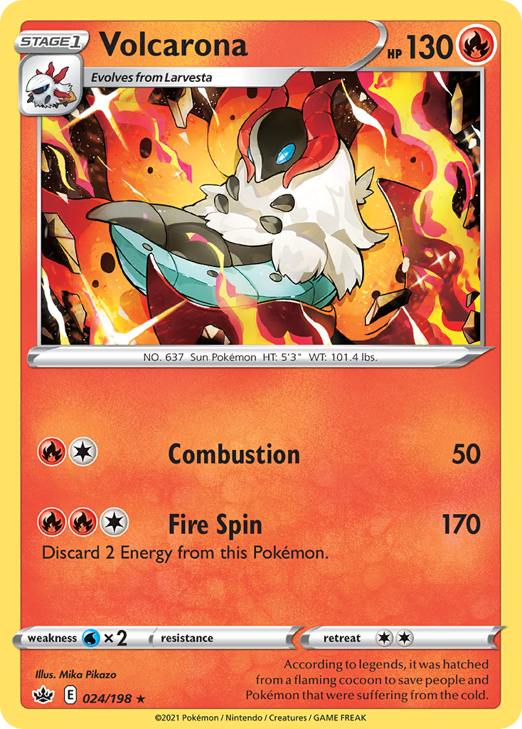 24/198 [CRE] Volcarona - Rare