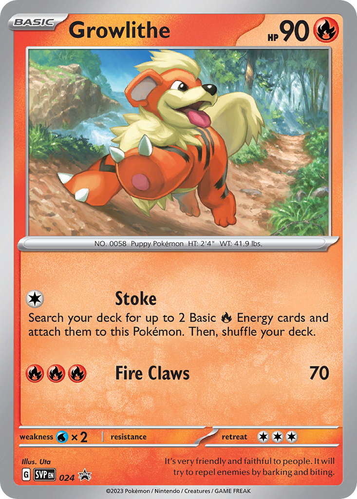 24/215 [PR-SV] Growlithe - Promo