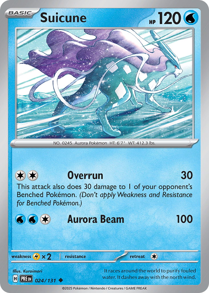 24/131 [PRE] Suicune - Uncommon