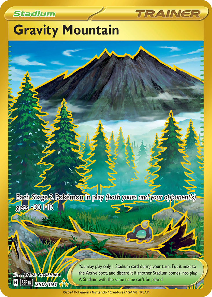250/191 [SSP] Gravity Mountain - Hyper Rare