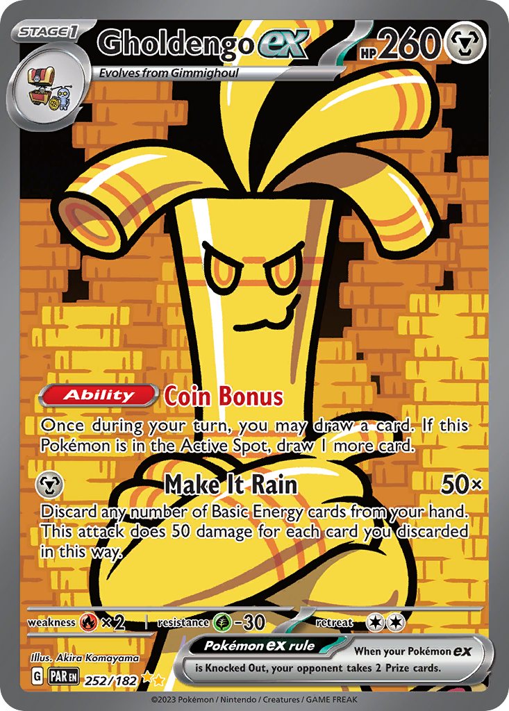 252/182 [SV4] Gholdengo ex - Special Illustration Rare