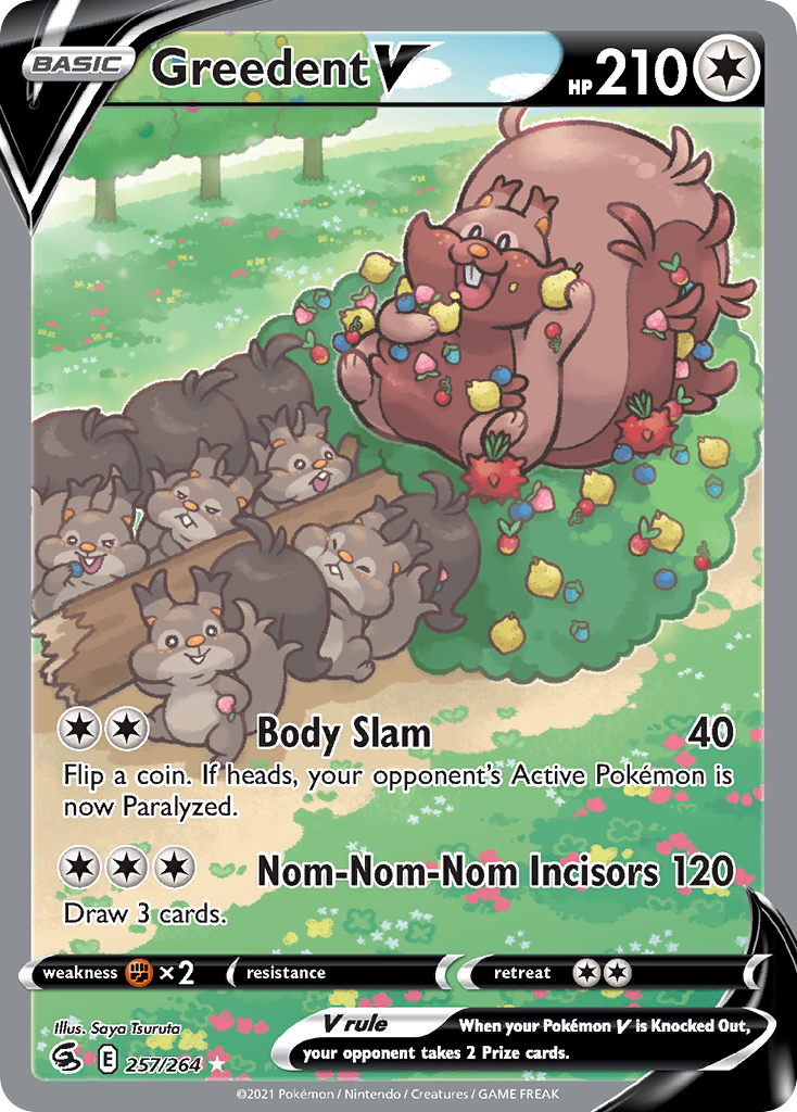 257/264 [FST] Greedent V - Rare Ultra