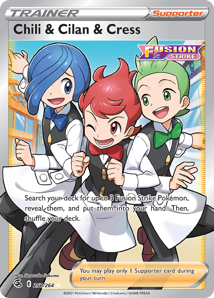 258/264 [FST] Chili & Cilan & Cress - Rare Ultra