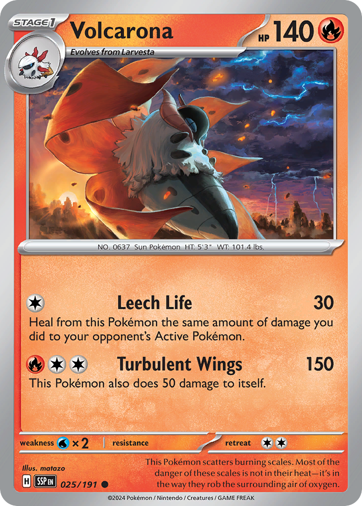 25/191 [SSP] Volcarona - Common