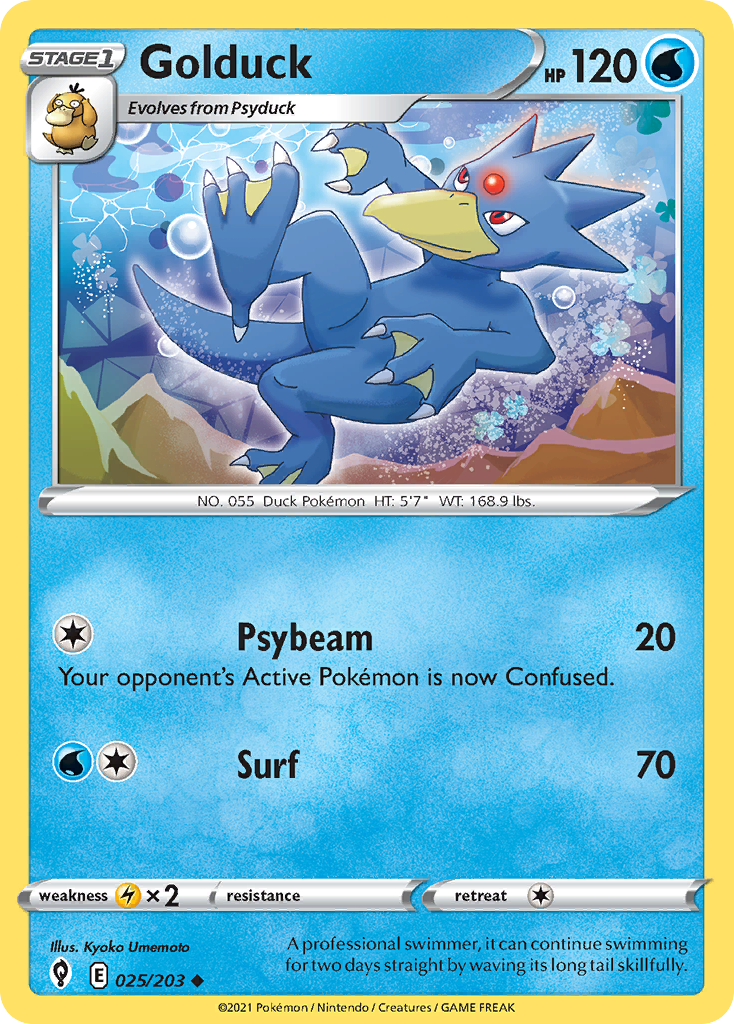 25/203 [EVS] Golduck - Uncommon