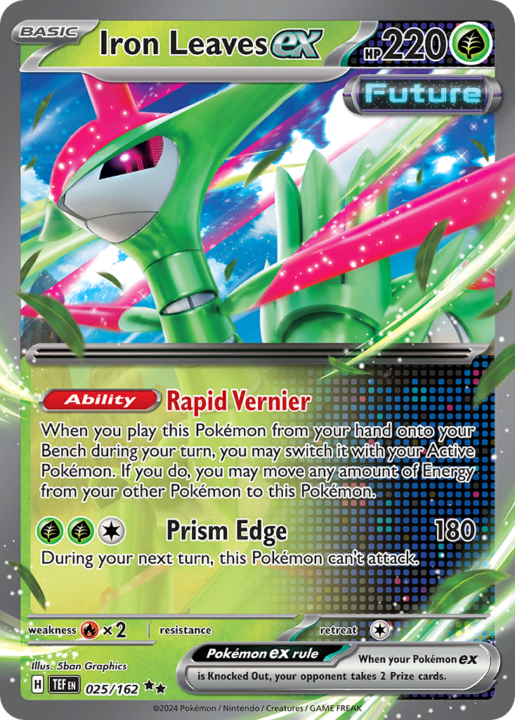 25/162 [TEF] Iron Leaves ex - Double Rare