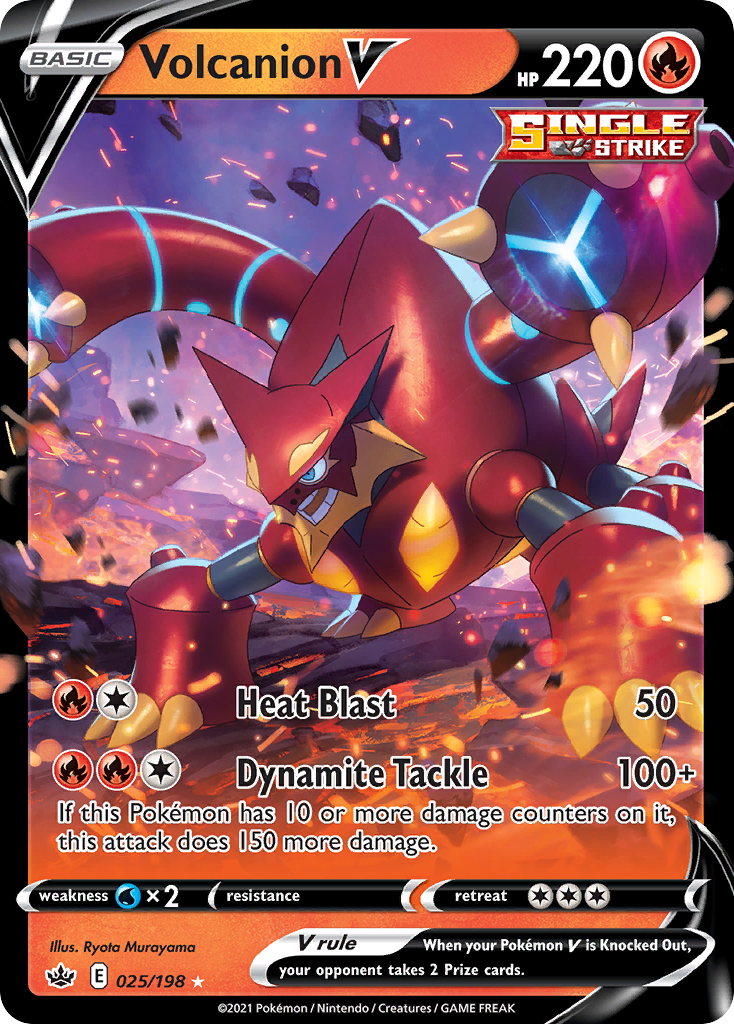 25/198 [CRE] Volcanion V - Rare Holo V