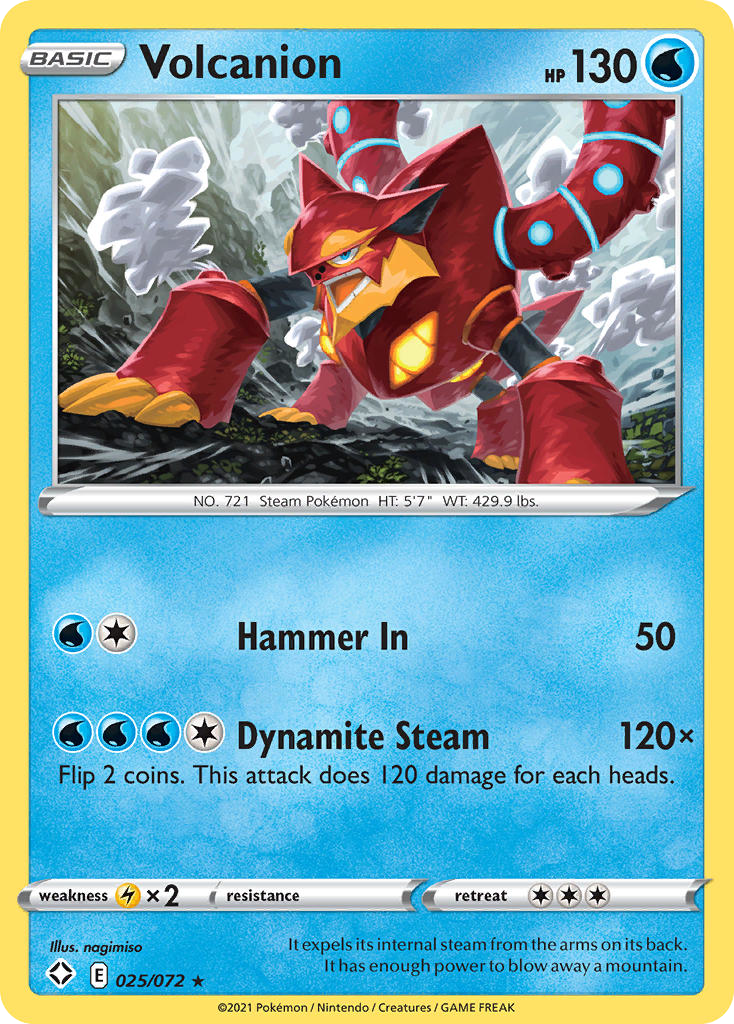 25/72 [SHF] Volcanion - Rare