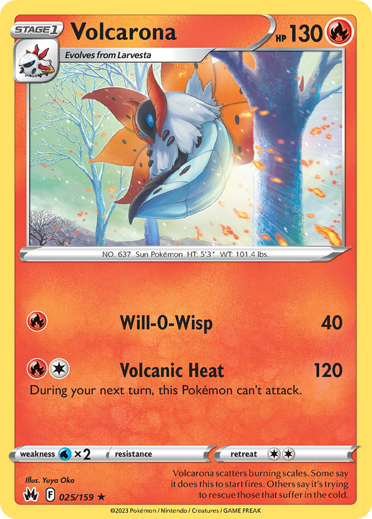 25/159 [CRZ] Volcarona - Rare