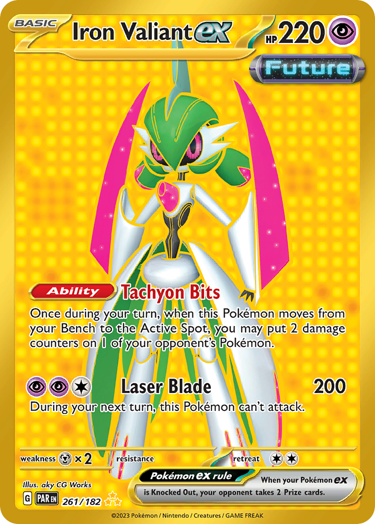 261/182 [SV4] Iron Valiant ex - Hyper Rare