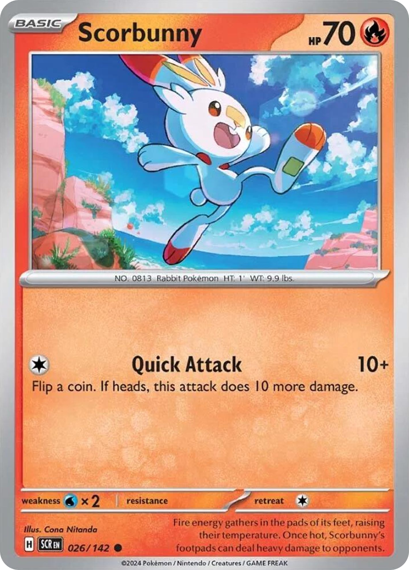 26/142 [SCR] Scorbunny - Common