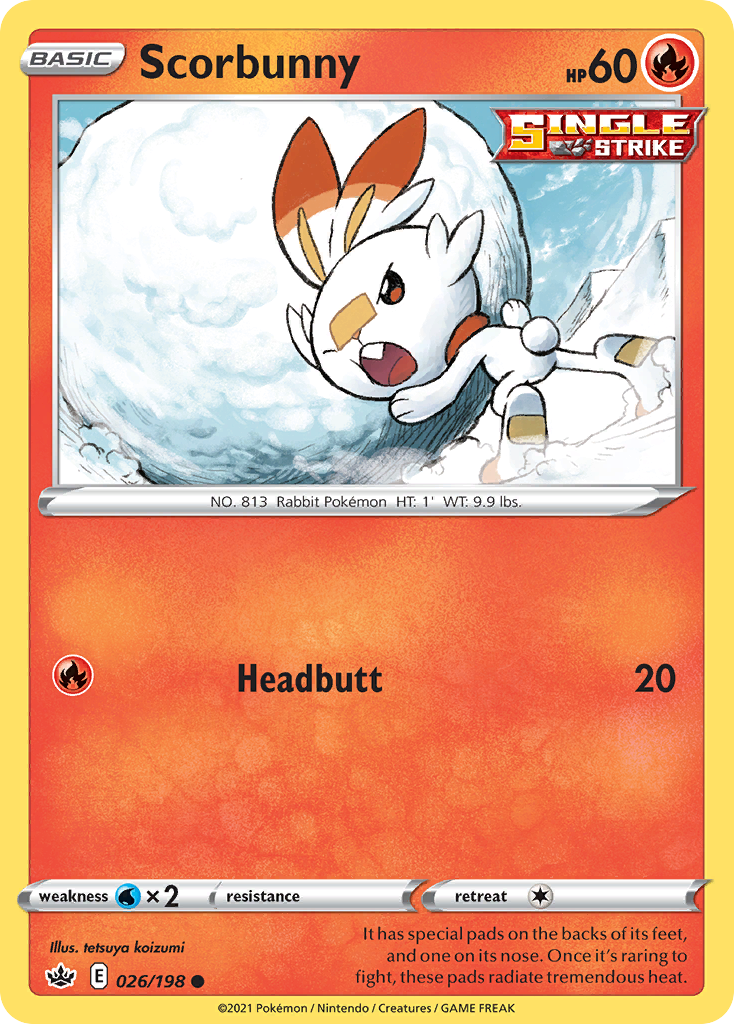 26/198 [CRE] Scorbunny - Common