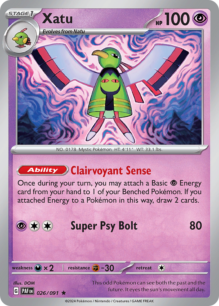26/91 [SV4PT5] Xatu - Rare