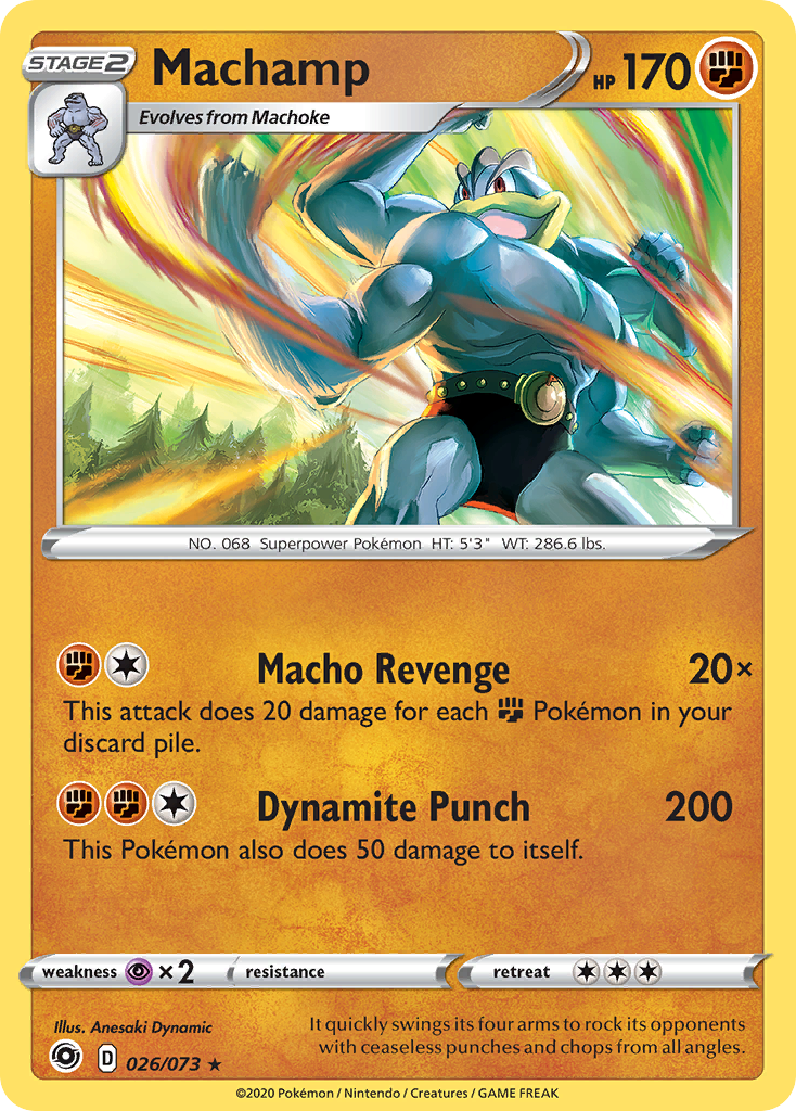 26/73 [CPA] Machamp - Rare Holo