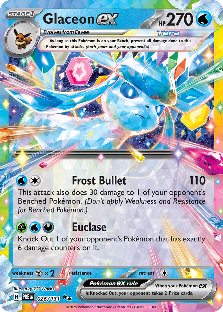 26/131 [PRE] Glaceon ex - Double Rare