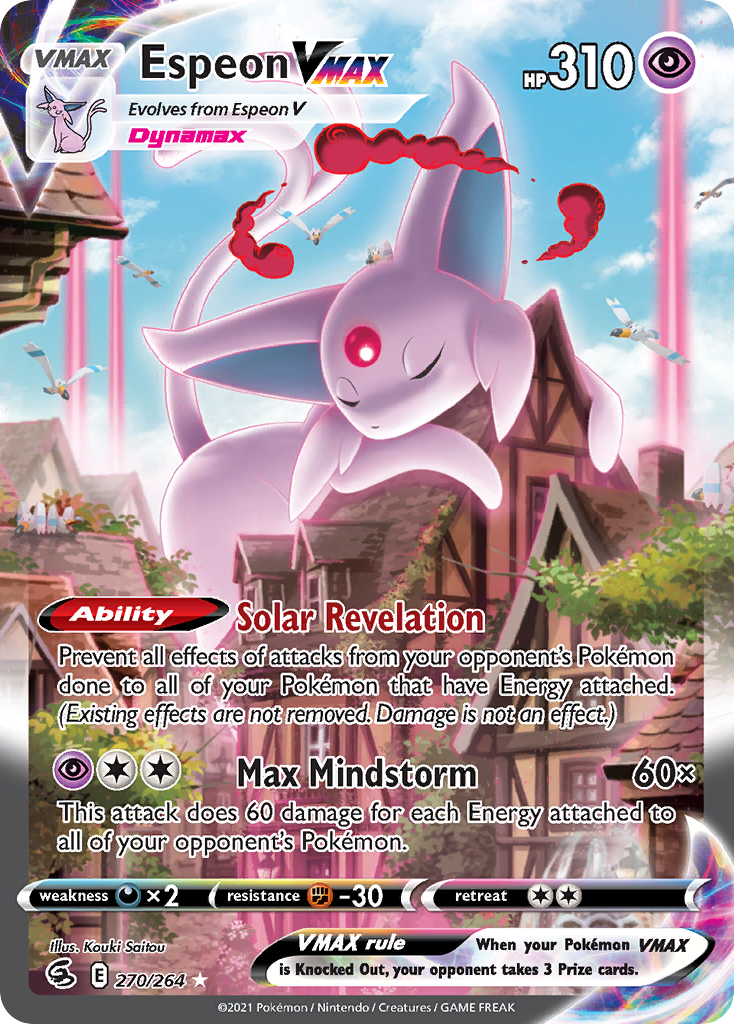270/264 [FST] Espeon VMAX - Rare Rainbow