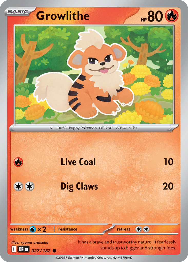27/182 [DRI] Growlithe - Common