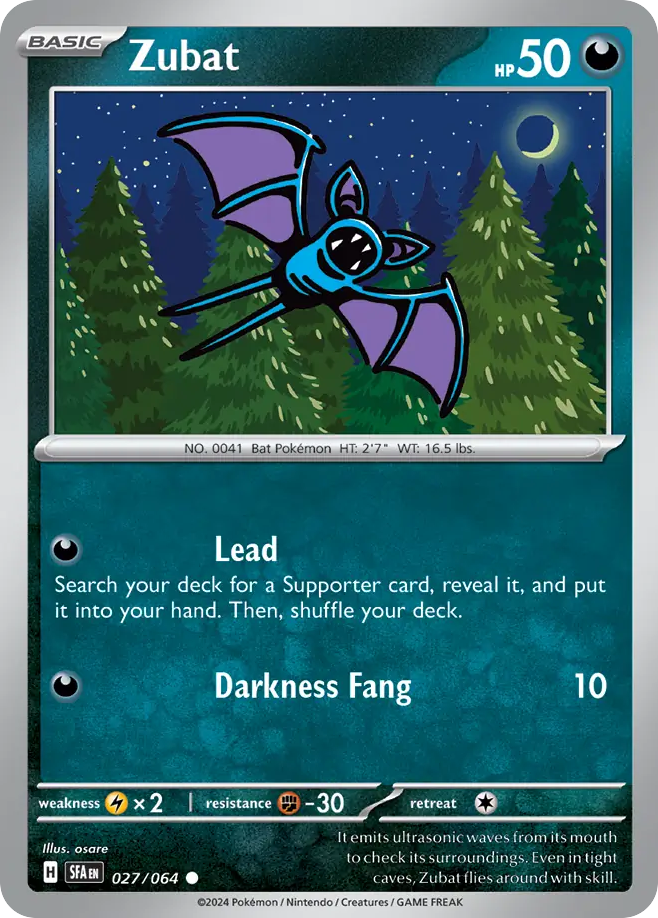 27/64 [SFA] Zubat - Common