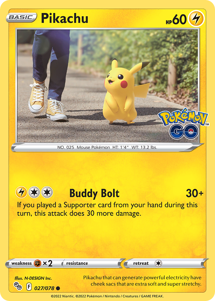 27/78 [PGO] Pikachu - Common