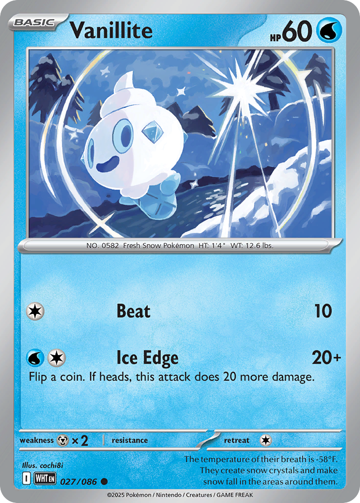 27/86 [WHT] Vanillite - Common