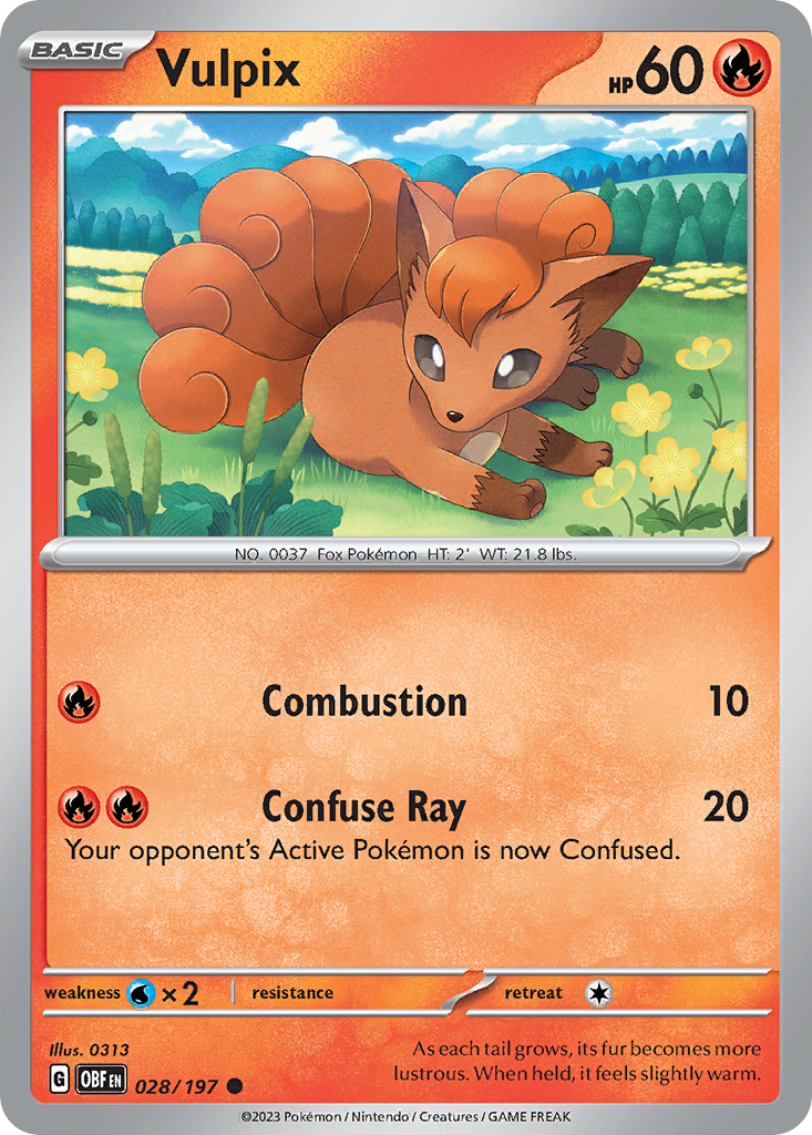 28/197 [SV3] Vulpix - Common