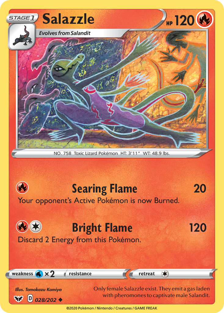 28/202 [SSH] Salazzle - Uncommon