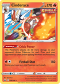 28/198 [CRE] Cinderace - Rare Holo