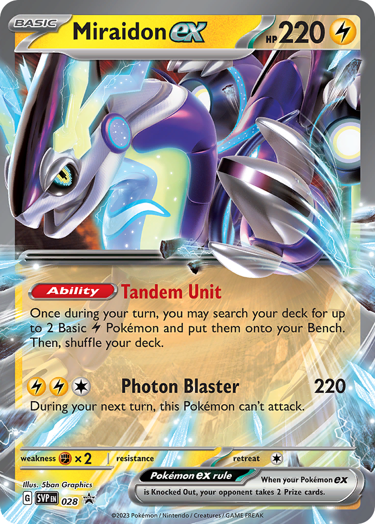 28/215 [PR-SV] Miraidon ex - Promo