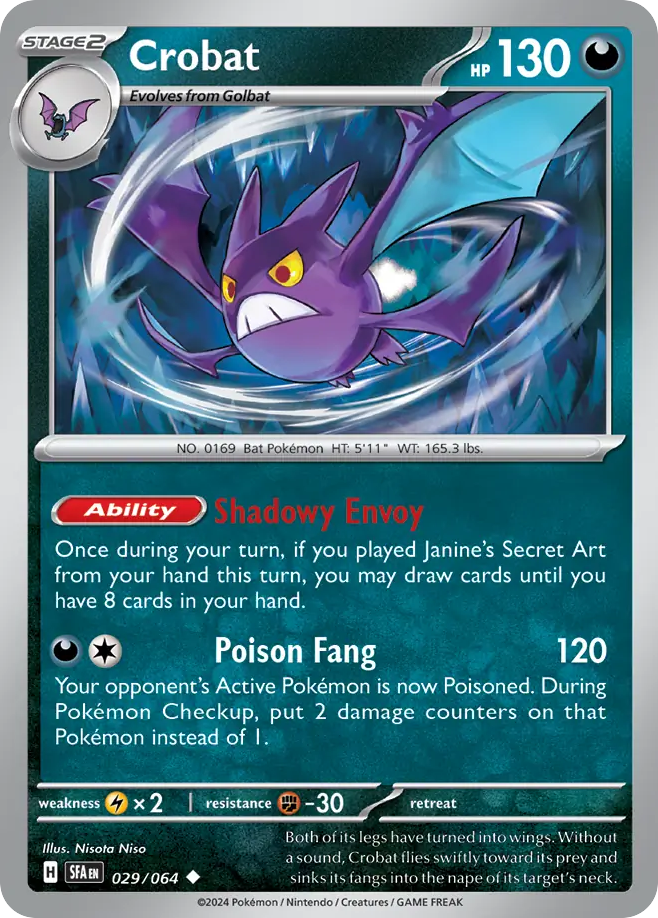 29/64 [SFA] Crobat - Uncommon