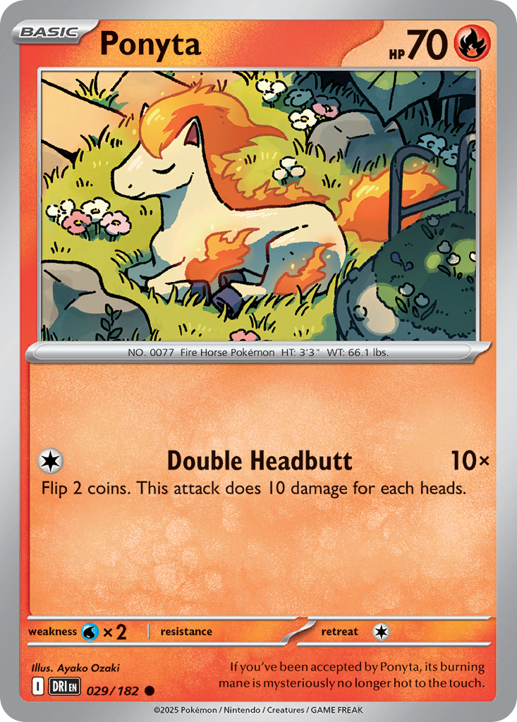 29/182 [DRI] Ponyta - Common