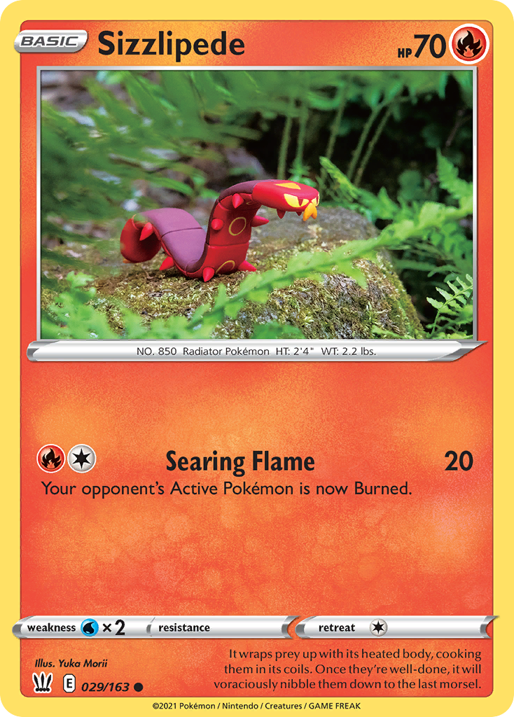 29/163 [BST] Sizzlipede - Common