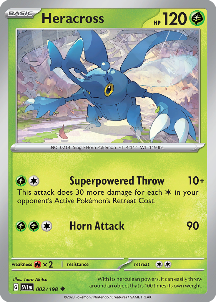 2/198 [SV1] Heracross - Uncommon