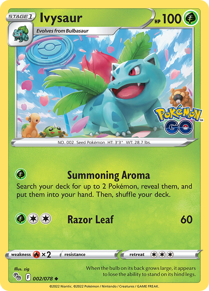 2/78 [PGO] Ivysaur - Uncommon