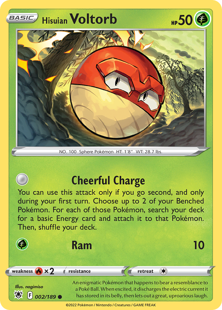2/189 [ASR] Hisuian Voltorb - Common