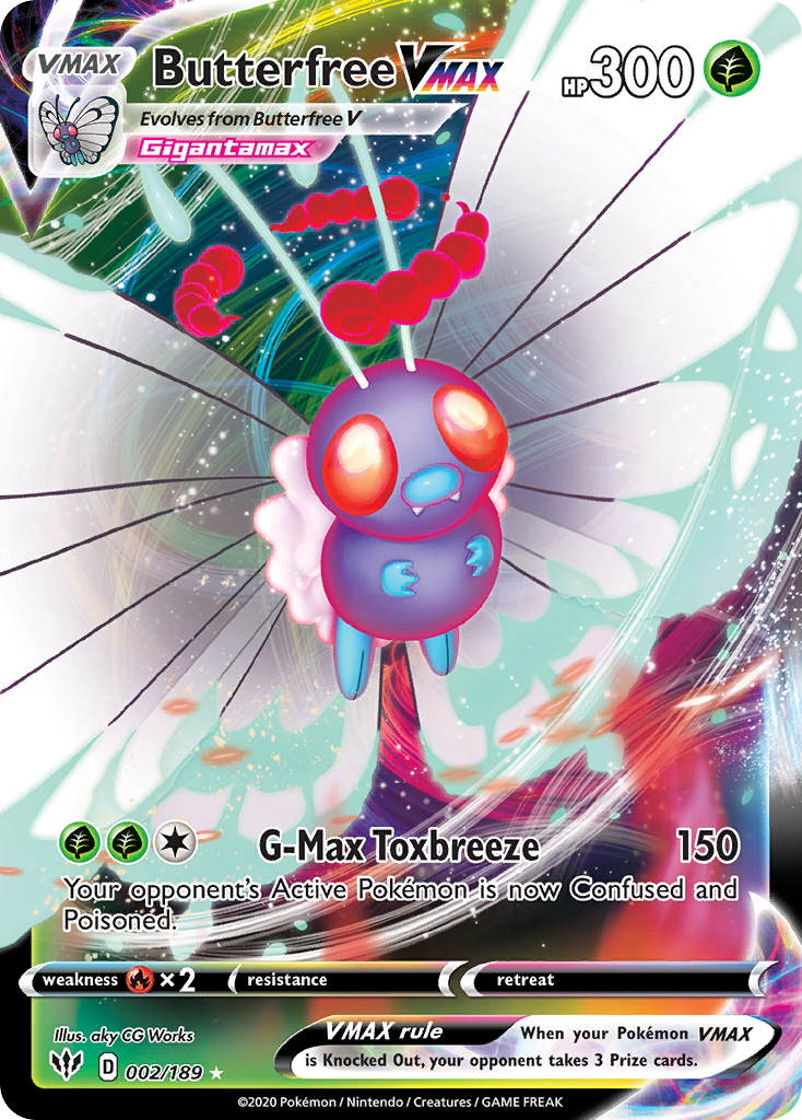 2/189 [DAA] Butterfree VMAX - Rare Holo VMAX